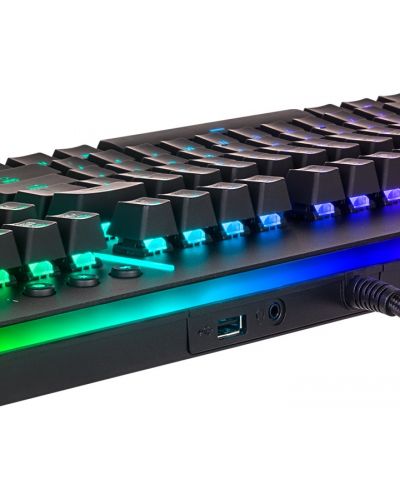 Гейминг клавиатура Thermaltake - Level 20, Razer Green Switch, RGB, черна - 6