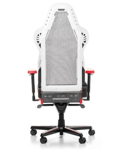 Гейминг стол DXRacer - AIR R1S-WRNG, сив/червен - 5