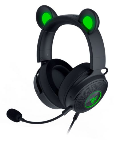 Гейминг слушалки Razer - Kraken Kitty Edition V2 Pro, Black - 1