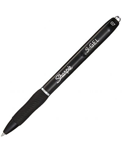 Гел химикалка Sharpie - 0.7 mm, черна - 1