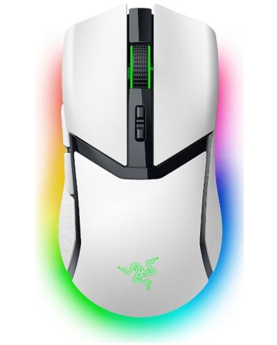 Гейминг мишка Razer - Cobra Pro, оптична, безжична, бяла - 1