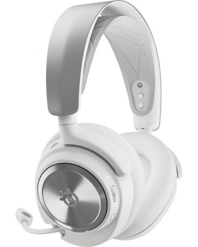 Гейминг слушалки SteelSeries - Arctis Nova Pro WL, безжични, бели - 2