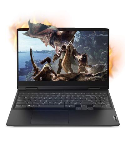 Гейминг лаптоп Lenovo - Gaming 3, 15.6'', FHD, i5, 120Hz, RTX3050 - 1