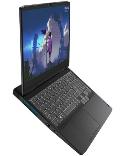 Гейминг лаптоп Lenovo - Gaming 3, 15.6", FHD, i5, 120Hz, RTX 3060, сив - 3