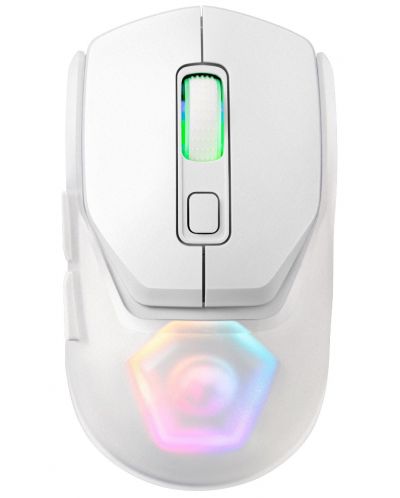Гейминг мишка Marvo - Fit Pro, оптична, безжична, бяла - 1