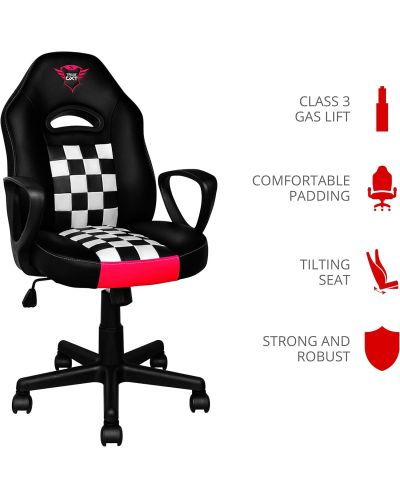 Гейминг стол Trust GXT 702 Ryon Junior, черен