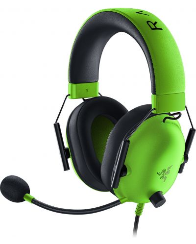 Гейминг слушалки Razer - Blackshark V2 X, Green - 1