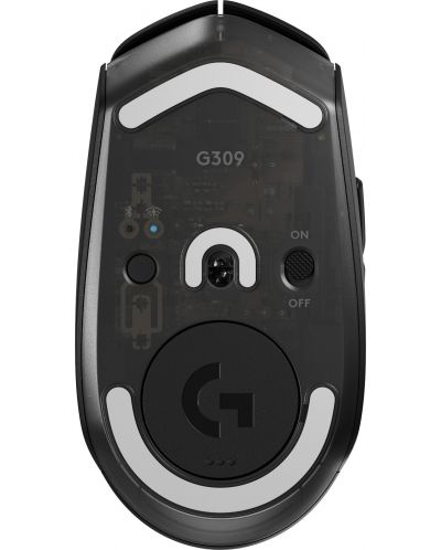 Гейминг мишка Logitech - G309 LIGHTSPEED, оптична, безжична, черна - 5