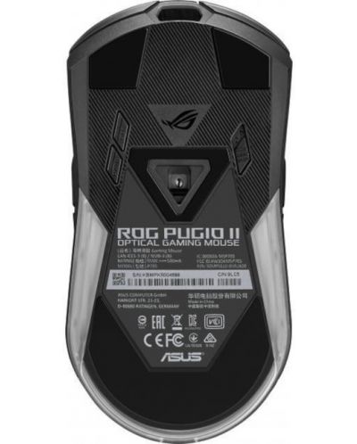 Гейминг мишка ASUS - ROG Pugio II, оптична, безжична, черна - 7