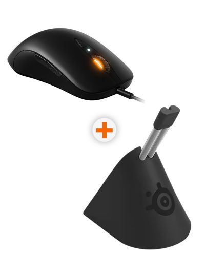 Гейминг комплект SteelSeries - Sensei Ten + Mouse Bungee, черен - 1