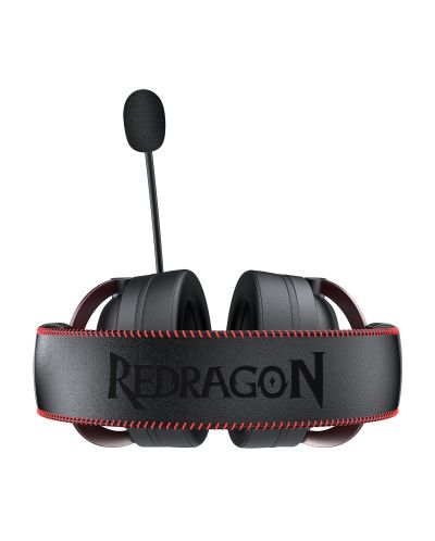 Гейминг слушалки Redragon - Luna H540, черни/червени - 7
