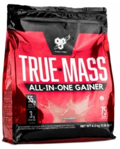 True Mass All-in-One, ягода, 4200 g, BSN - 1