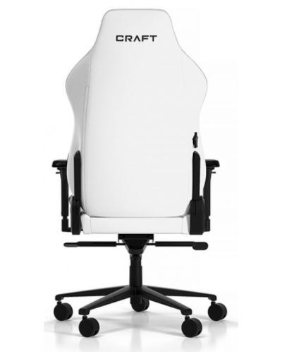 Гейминг стол DXRacer - Craft C001-W-N, бял - 3