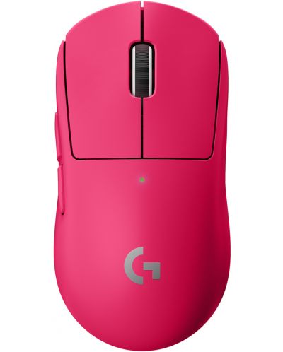 Гейминг мишка Logitech - Pro X Superlight, безжична, розова - 1