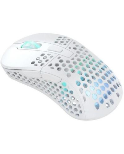 Гейминг мишка Xtrfy - M4, оптична, безжична, бяла - 3