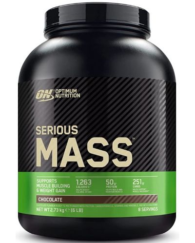 Serious Mass, шоколад, 2721 g, Optimum Nutrition - 1