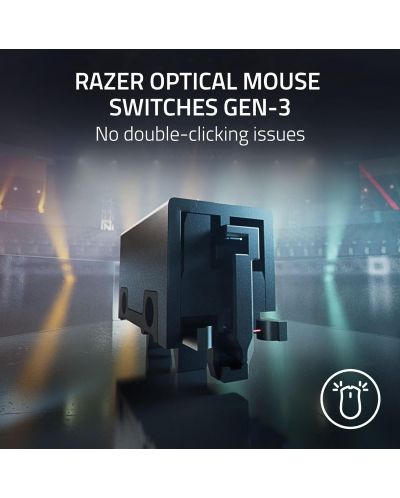 Гейминг мишка Razer - DeathAdder V3 Pro + Wireless Dongle Bundle, черна - 8