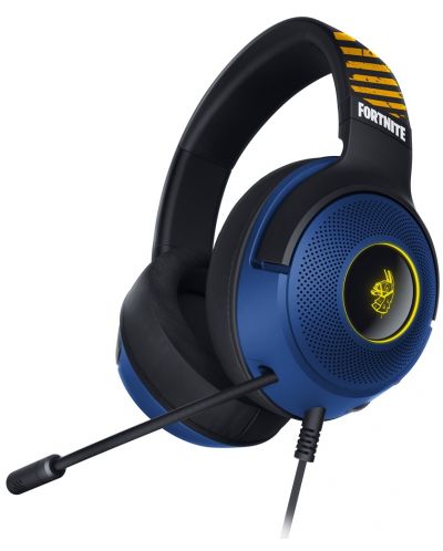 Гейминг слушалки Razer - Kraken V3 X Fortnite Ed., черни/сини - 4