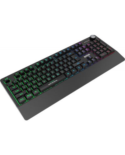 Гейминг клавиатура Marvo - K660, RGB, черна - 3