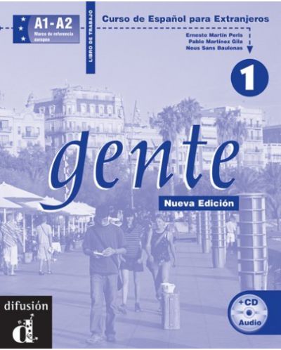 Gente: Испански език - ниво A1-A2 + CD (учебна тетрадка) - 1