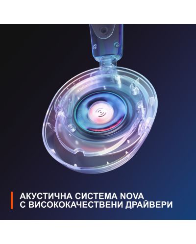 Гейминг слушалки SteelSeries - Arctis Nova 3, черни - 3