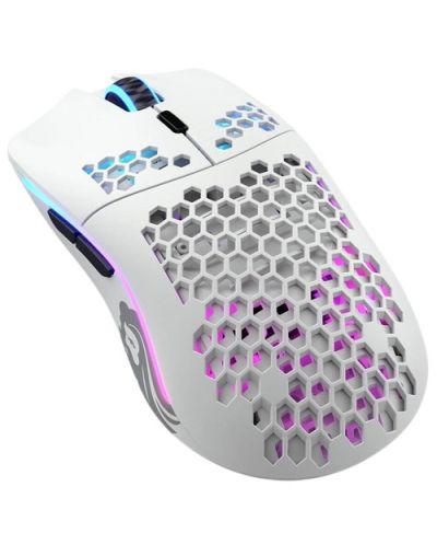 Гейминг мишка Glorious - Model O Wireless, оптична, безжична, Matte white - 2