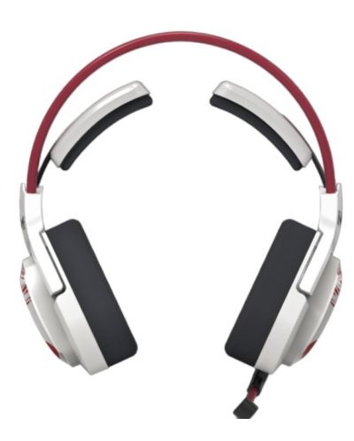 Гейминг слушалки A4Tech Bloody - G575 Naraka, бели/червени - 3