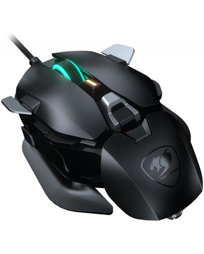 Гейминг мишка COUGAR - DualBlader, оптична, черна - 3