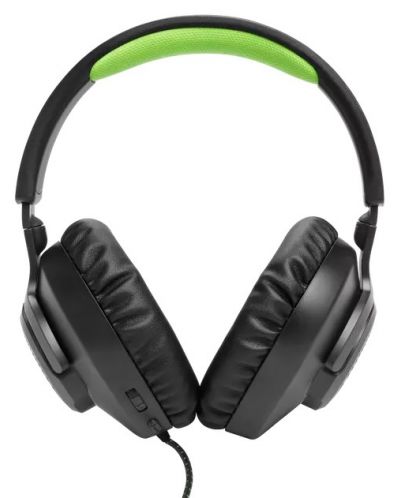 Гейминг слушалки JBL - Quantum 100X Console, Xbox, черни/зелени - 7