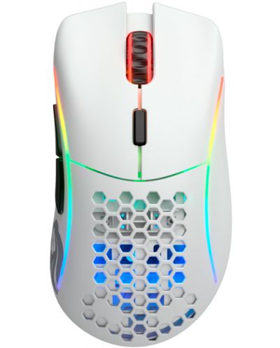Гейминг мишка Glorious - Model D-, оптична, безжична, бяла - 1