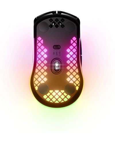 Гейминг мишка SteelSeries - Aerox 3, оптична, безжична, черна - 2