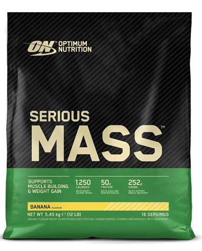 Serious Mass, банан, 5443 g, Optimum Nutrition - 1