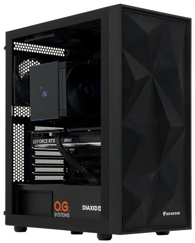 Гейминг компютър Diaxid Stealth (Intel) - Core i5-14400F, RTX 4060 Ti, 32GB, 1TB - 2