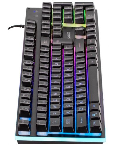 Гейминг клавиатура Marvo - K604, RGB, черна - 4