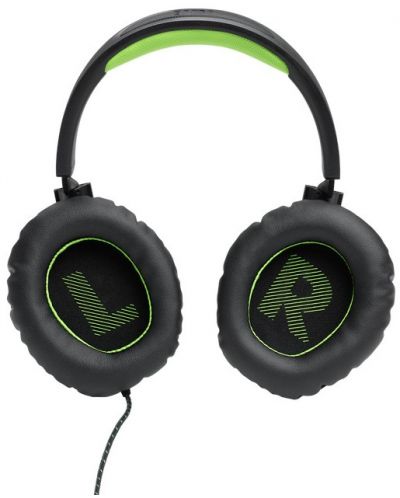 Гейминг слушалки JBL - Quantum 100X Console, Xbox, черни/зелени - 8