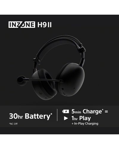Гейминг слушалки Sony Inzone H9 II, ANC, Tuned by Fnatic, безжични