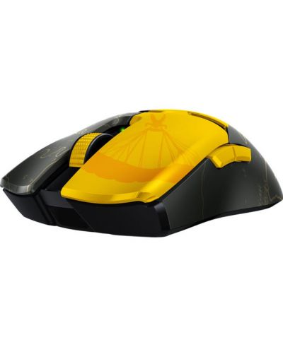 Гейминг мишка Razer - Viper V2 Pro - PUBG Ed., оптична, безжична, черна/жълта - 2