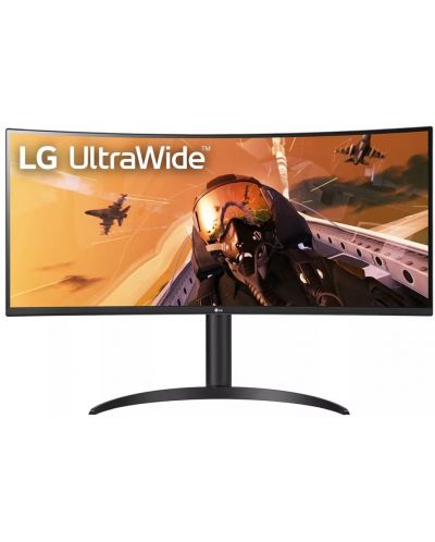 Гейминг монитор LG - 34WP75CP-B, 34'', 160Hz, 1ms, VA, FreeSync, Curved - 1