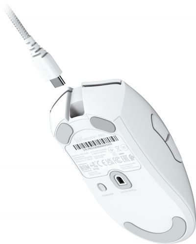Гейминг мишка Razer - DeathAdder V3 Pro, оптична, безжична, бяла - 7
