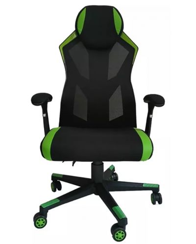 Гейминг стол RFG - Soft Game, черен/зелен - 1