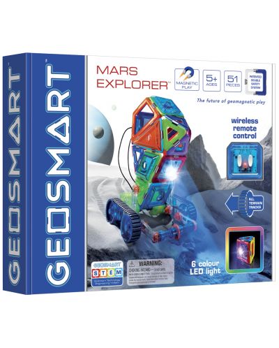 Магнитен конструктор Smart Games Geosmart - Марсиански изследовател - 1