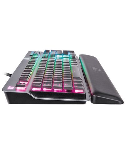 Гейминг клавиатура Thermaltake - ARGENT K6, Cherry MX Silver, RGB, сива - 3