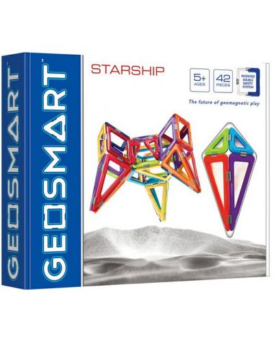 Магнитен конструктор Smart Games Geosmart - Космически кораби