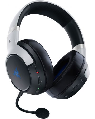 Гейминг слушалки Razer - Kaira Pro, Playstation 5, черни/бели - 3