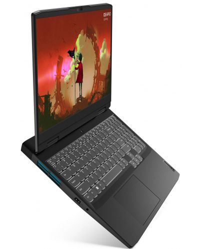 Гейминг лаптоп Lenovo - Gaming 3, 15.6", Ryzen 7, 120Hz, RTX3050, Onyx - 5