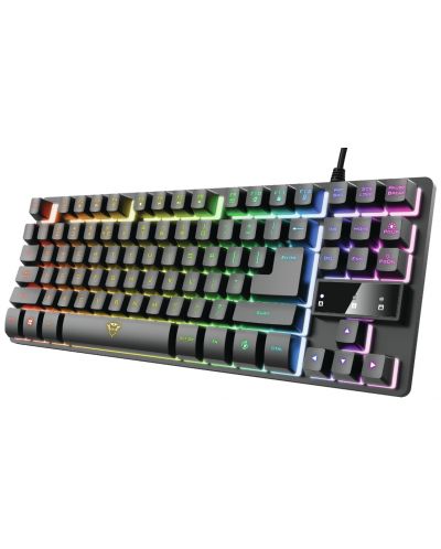 Гейминг клавиатура Trust - GXT 833 Thado, RGB, черна - 2