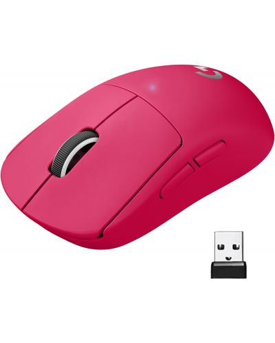 Гейминг мишка Logitech - Pro X Superlight, безжична, розова - 3