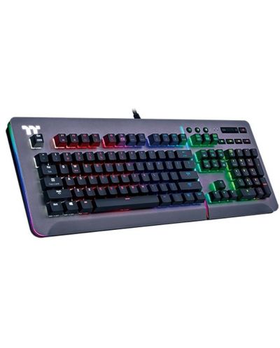 Гейминг клавиатура Thermaltake - Level 20, Cherry MX Silver Switch, RGB,  сива - 1
