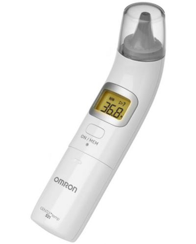 Gentle Temp 521 Инфрачервен термометър за ухо, Omron - 1