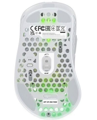 Гейминг мишка Xtrfy - M4, оптична, безжична, бяла - 7
